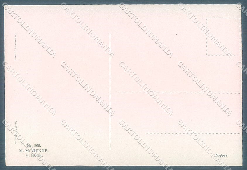 Artist Signed Bennett Viennoise M.M. Vienne 866 postcard HR3016 – retro