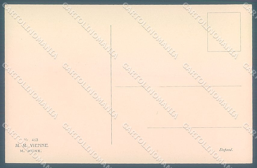 Artist Signed Wichera Viennoise M.M. Vienne 463 postcard HR3018 – retro