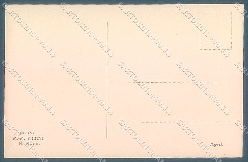 Artist Signed Wichera Viennoise M.M. Vienne 463 postcard HR3019 – retro