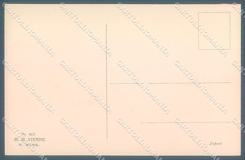 Artist Signed Wichera Viennoise M.M. Vienne 463 postcard HR3020 – retro