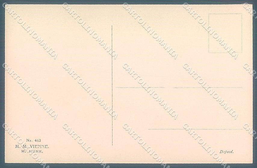Artist Signed Wichera Viennoise M.M. Vienne 463 postcard HR3022 – retro