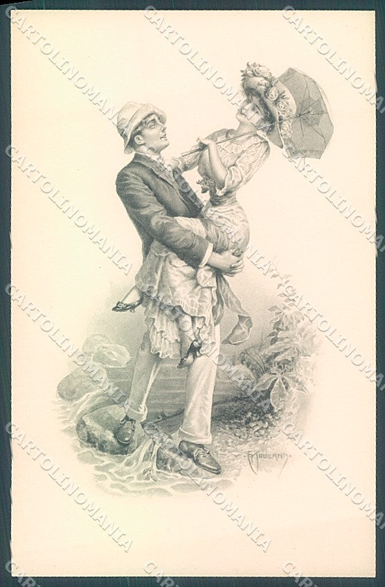 Artist Signed Kuderna Viennoise M.M. Vienne 634 postcard HR3023 – fronte