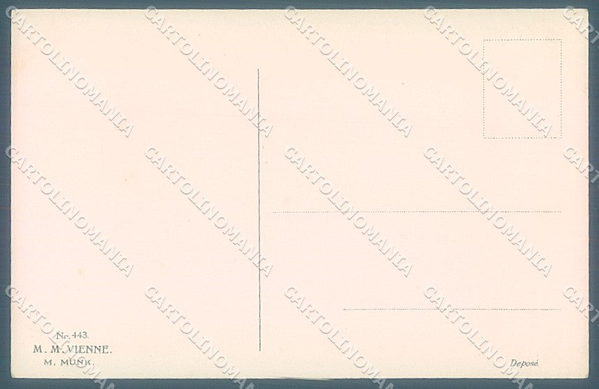 Artist Signed Ellka Viennoise M.M. Vienne 443 postcard HR3024 – retro