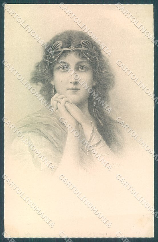 Artist Signed Wichera Viennoise M.M. Vienne 227 postcard HR3026 – fronte