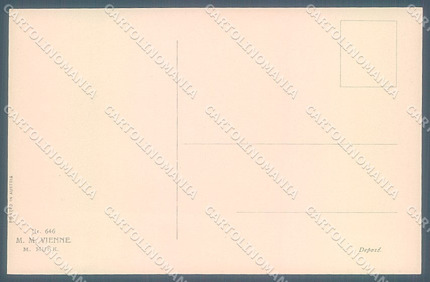Artist Signed Webster Viennoise M.M. Vienne 646 postcard HR3027 – retro
