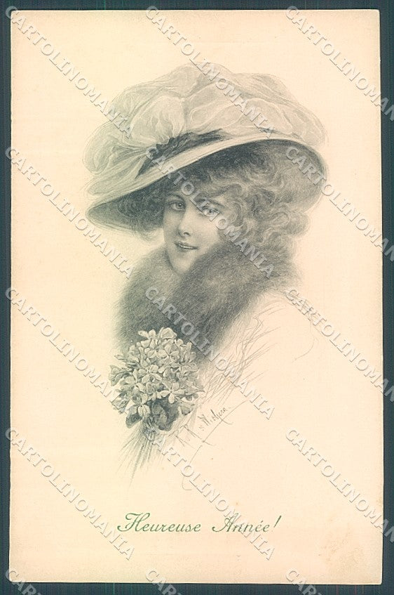 Artist Signed Wichera Viennoise M.M. Vienne 450 postcard HR3028 – fronte