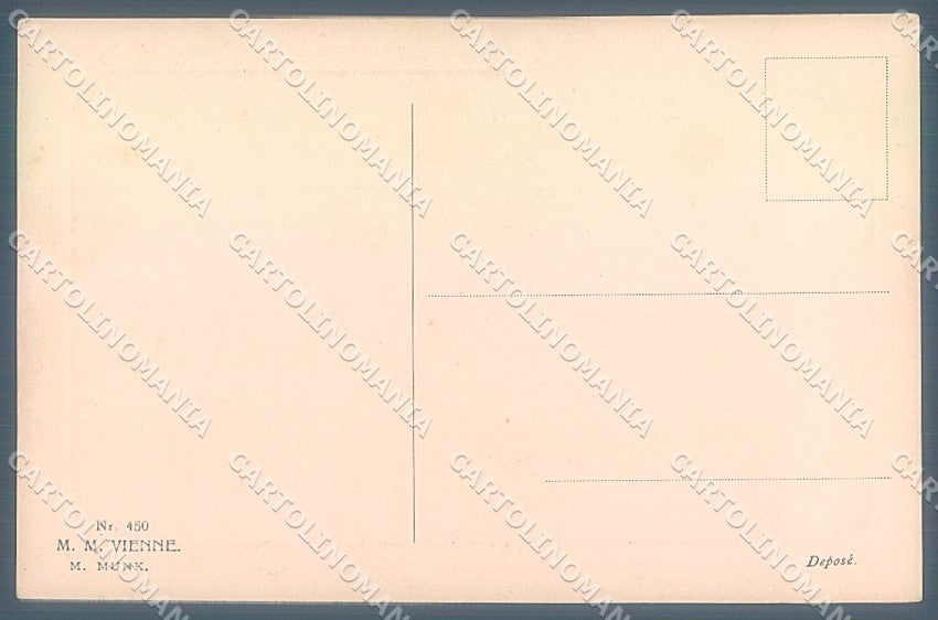 Artist Signed Wichera Viennoise M.M. Vienne 450 postcard HR3028 – retro
