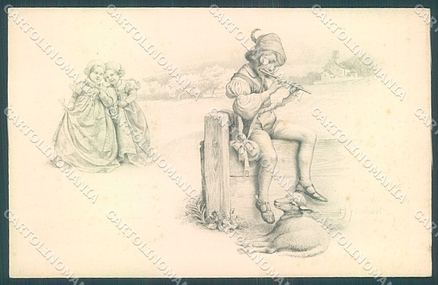 Artist Signed Schubert Viennoise M.M. Vienne 354 postcard HR3033 – fronte