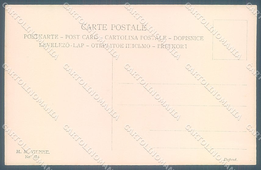 Artist Signed Schubert Viennoise M.M. Vienne 354 postcard HR3033 – retro