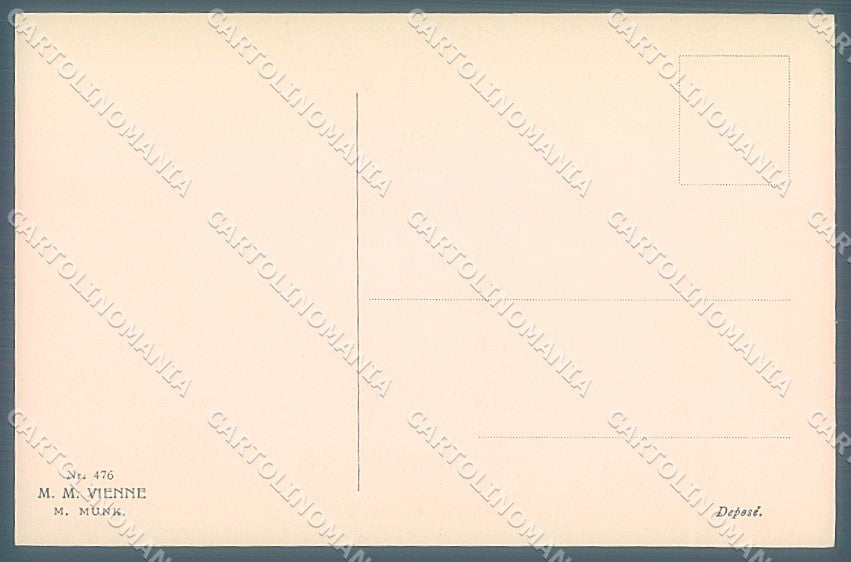 Artist Signed Wichera Viennoise M.M. Vienne 476 postcard HR3036 – retro