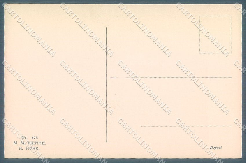 Artist Signed Wichera Viennoise M.M. Vienne 476 postcard HR3037 – retro