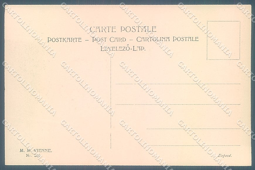 Artist Signed G L Viennoise M.M. Vienne 250 postcard HR3039 – retro