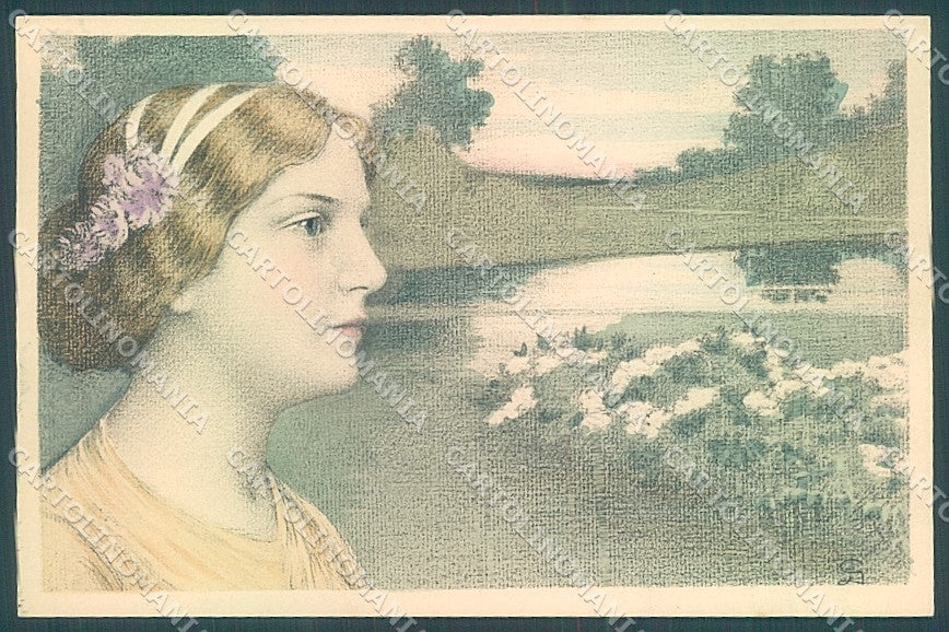 Artist Signed G L Viennoise M.M. Vienne 250 postcard HR3040 – fronte