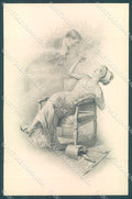 Artist Signed Kuderna Viennoise M.M. Vienne 699 postcard HR3042 – fronte