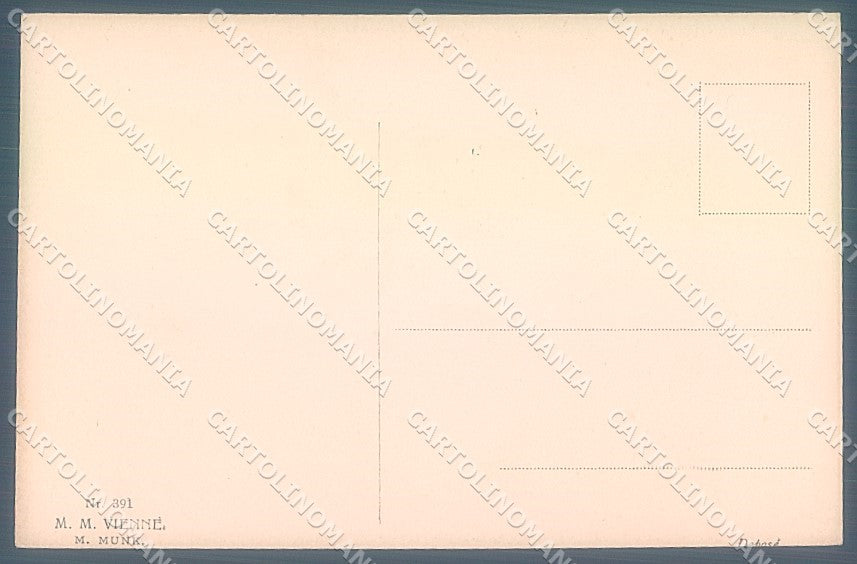 Artist Signed Viennoise M.M. Vienne 391 postcard HR3048 – retro