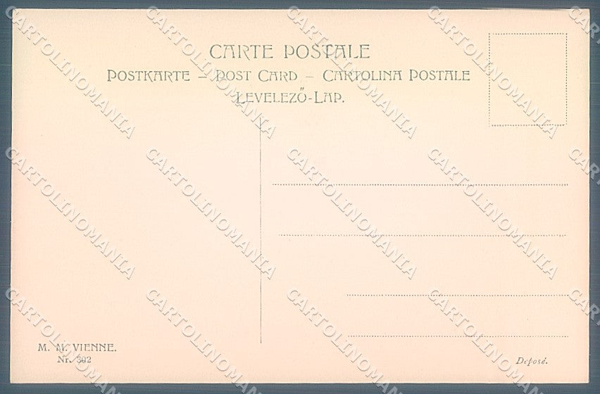 Artist Signed Viennoise M.M. Vienne 302 postcard HR3050 – retro