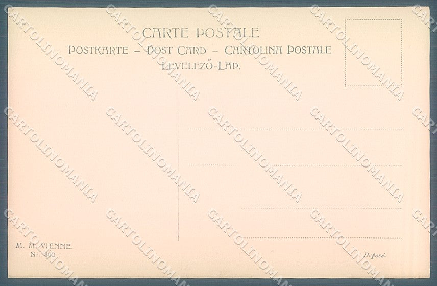 Artist Signed Viennoise M.M. Vienne 302 postcard HR3051 – retro