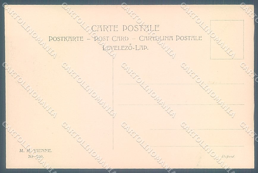 Artist Signed G L Viennoise M.M. Vienne 250 postcard HR3052 – retro