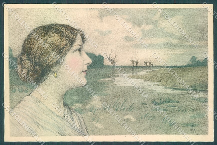 Artist Signed G L Viennoise M.M. Vienne 250 postcard HR3053 – fronte