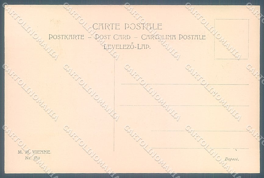 Artist Signed G L Viennoise M.M. Vienne 250 postcard HR3053 – retro