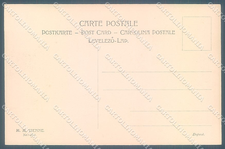 Artist Signed G L Viennoise M.M. Vienne 250 postcard HR3054 – retro