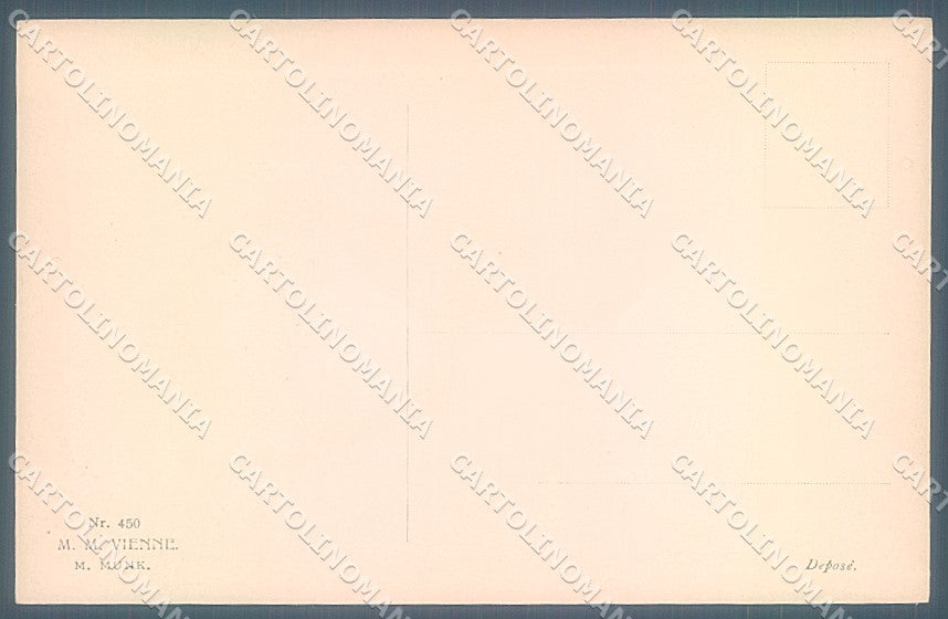 Artist Signed Wichera Viennoise M.M. Vienne 450 postcard HR3056 – retro