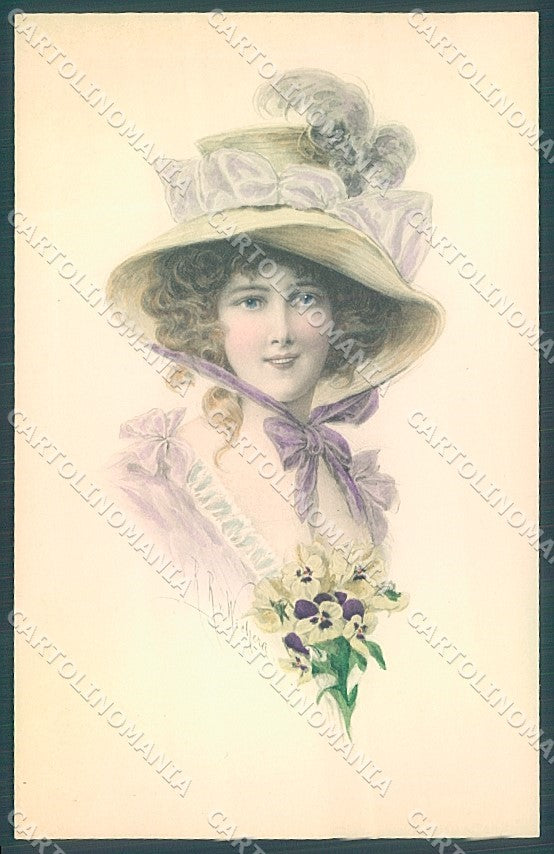 Artist Signed Wichera Viennoise M.M. Vienne 450 postcard HR3057 – fronte