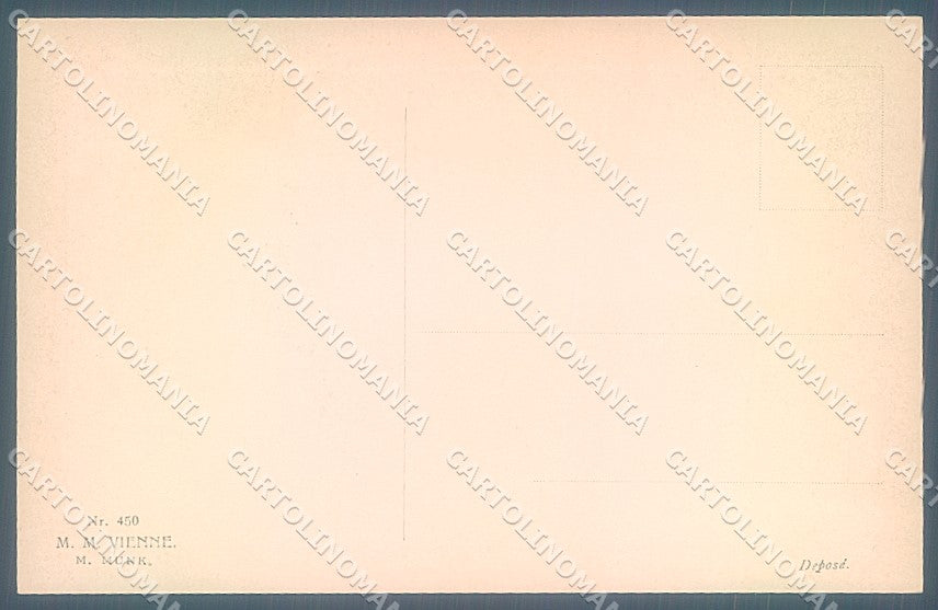 Artist Signed Wichera Viennoise M.M. Vienne 450 postcard HR3057 – retro