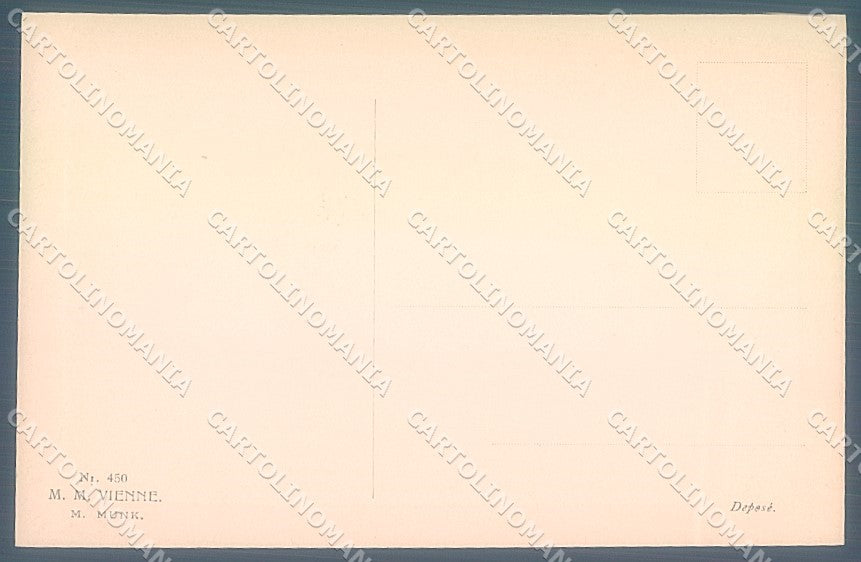Artist Signed Wichera Viennoise M.M. Vienne 450 postcard HR3058 – retro