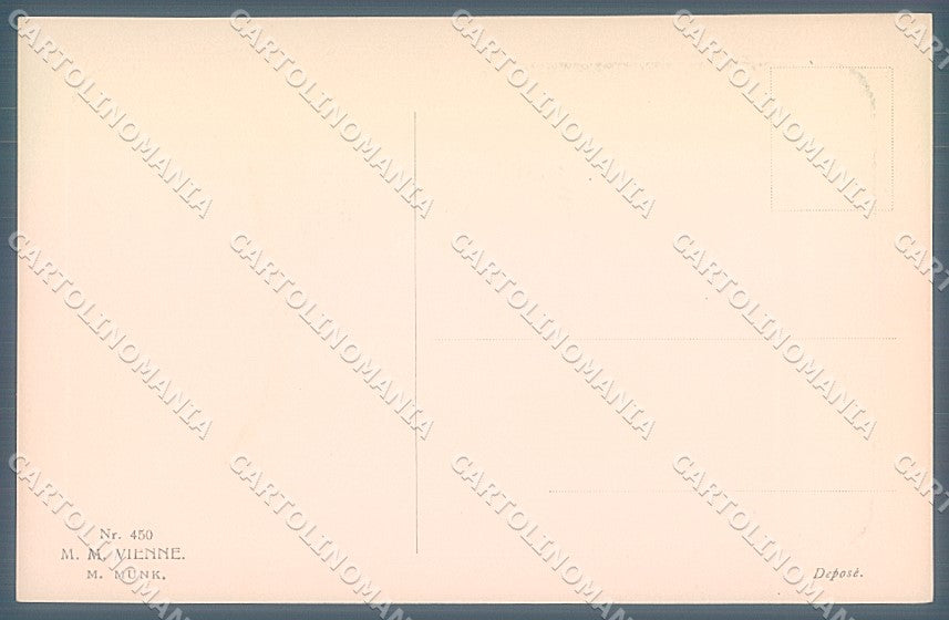 Artist Signed Wichera Viennoise M.M. Vienne 450 postcard HR3059 – retro