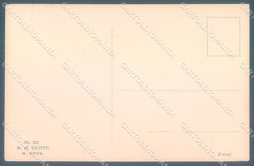Artist Signed Wichera Viennoise M.M. Vienne 322 postcard HR3060 – retro