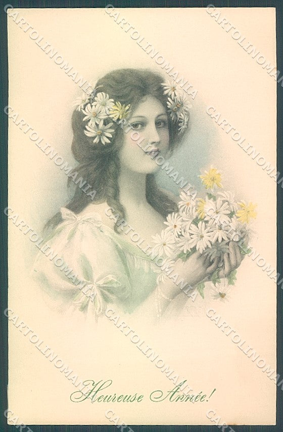 Artist Signed Wichera Viennoise M.M. Vienne 322 postcard HR3061 – fronte