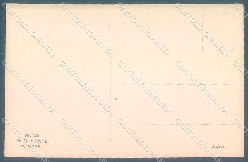Artist Signed Wichera Viennoise M.M. Vienne 322 postcard HR3061 – retro
