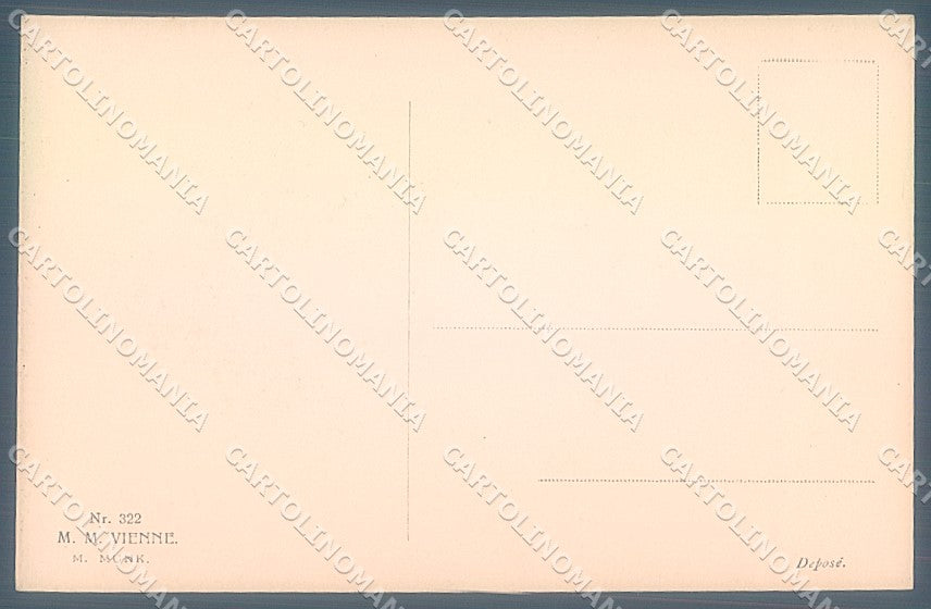 Artist Signed Wichera Viennoise M.M. Vienne 322 postcard HR3062 – retro