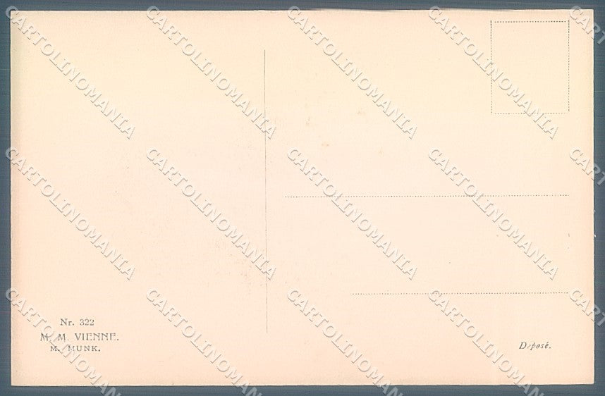Artist Signed Wichera Viennoise M.M. Vienne 322 postcard HR3063 – retro