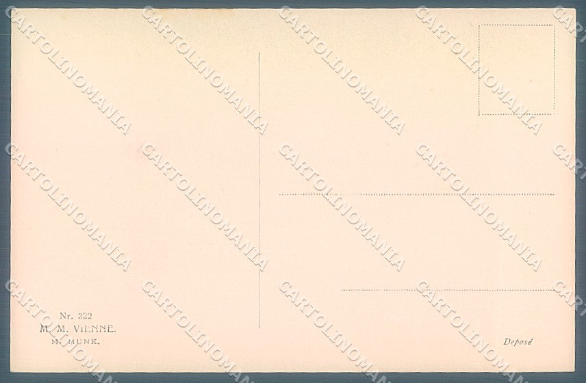 Artist Signed Wichera Viennoise M.M. Vienne 322 postcard HR3064 – retro