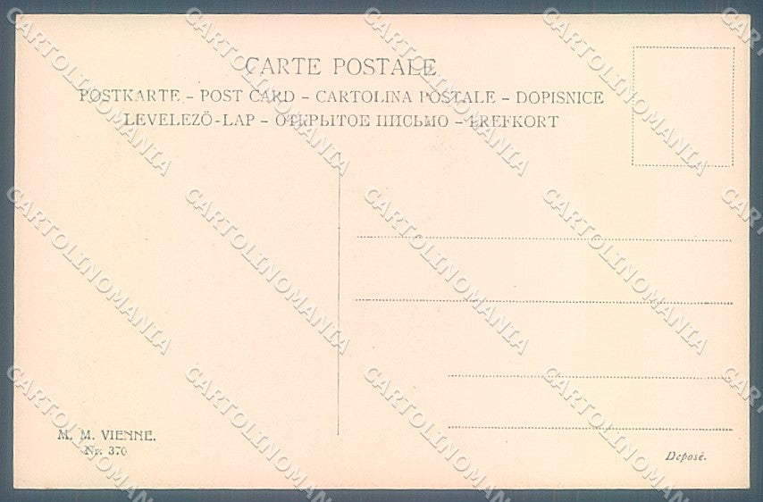 Artist Signed Viennoise M.M. Vienne 370 postcard HR3067 – retro