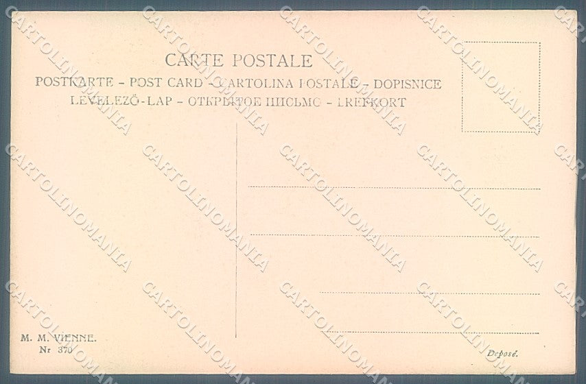 Artist Signed Viennoise M.M. Vienne 370 postcard HR3068 – retro