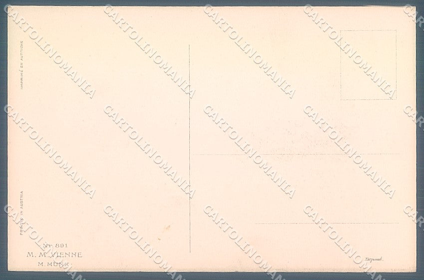 Artist Signed Ulreich Viennoise M.M. Vienne 891 postcard HR3077 – retro