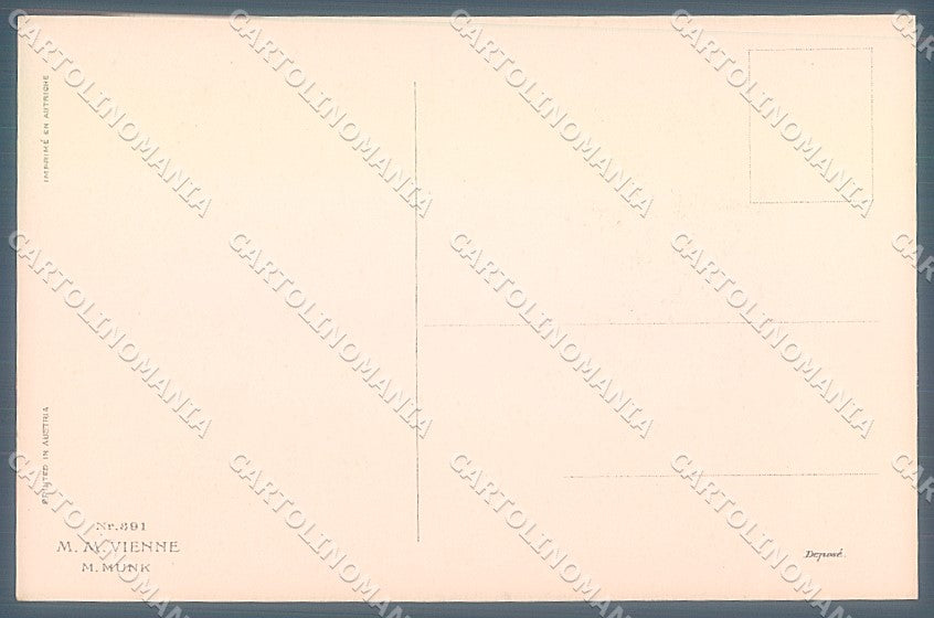 Artist Signed Ulreich Viennoise M.M. Vienne 891 postcard HR3078 – retro