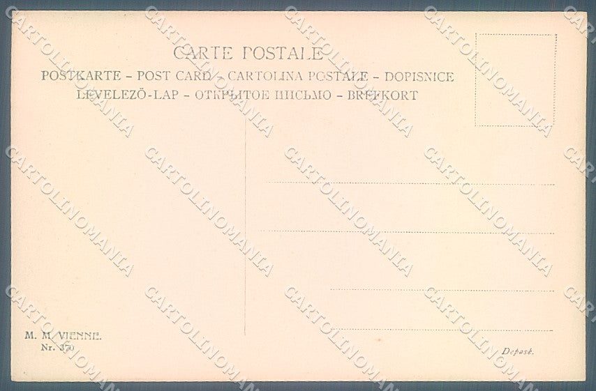 Artist Signed Viennoise M.M. Vienne 370 postcard HR3083 – retro