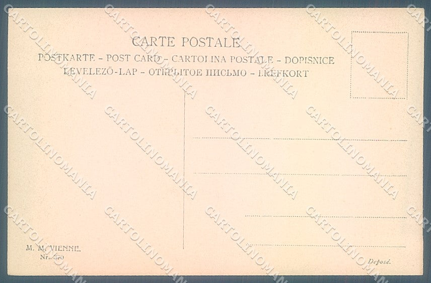 Artist Signed Viennoise M.M. Vienne 370 postcard HR3084 – retro