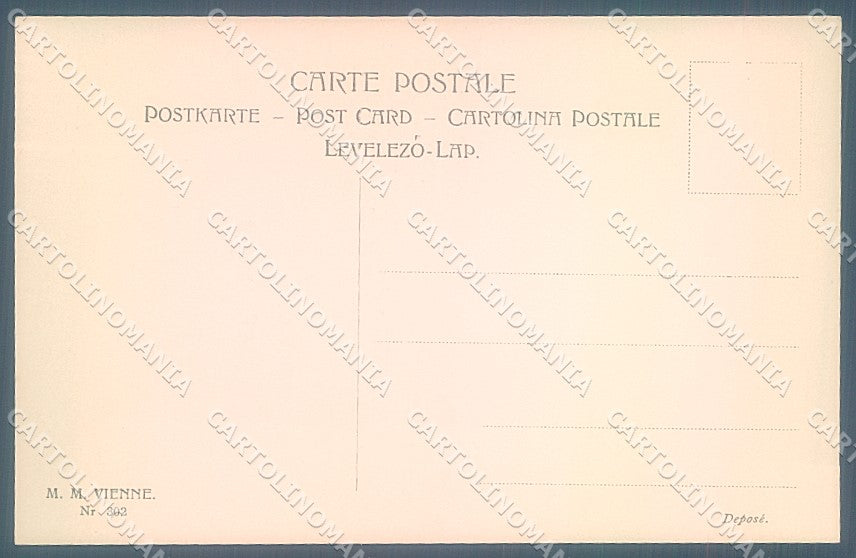 Artist Signed Viennoise M.M. Vienne 302 postcard HR3087 – retro