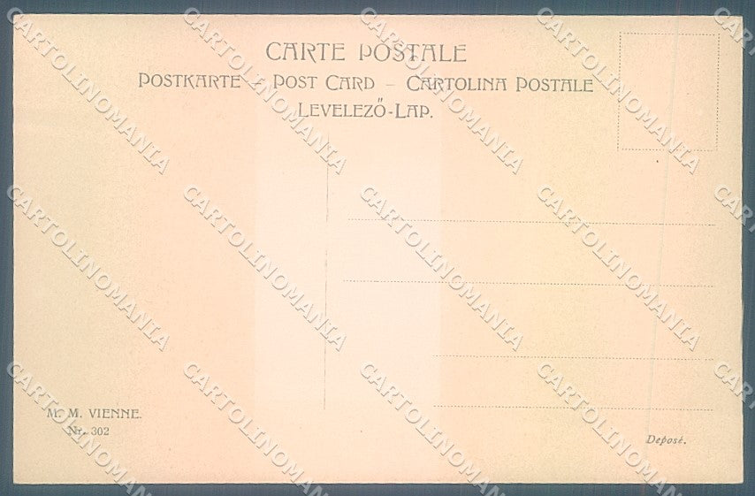 Artist Signed Viennoise M.M. Vienne 302 postcard HR3088 – retro