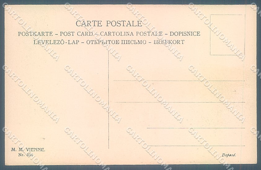 Artist Signed Viennoise M.M. Vienne 336 postcard HR3089 – retro