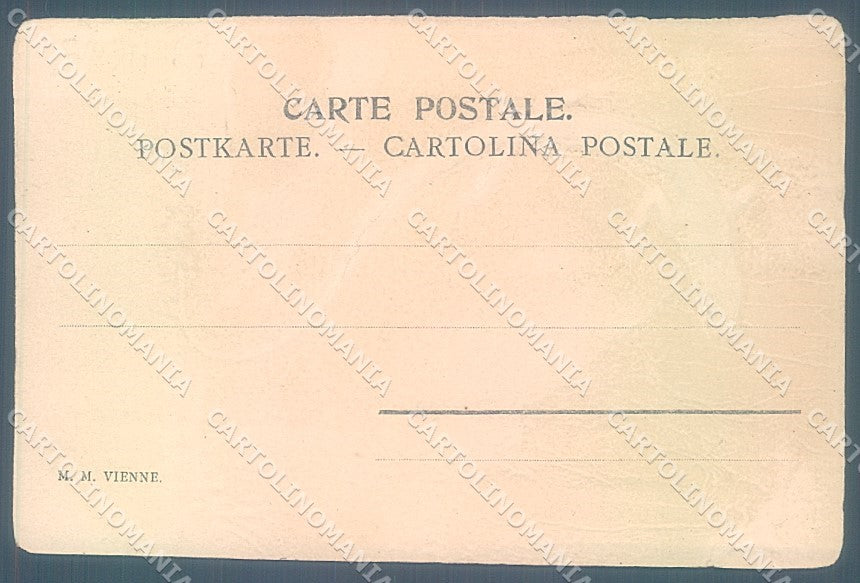 Artist Signed Viennoise M.M. Vienne postcard HR3090 – retro
