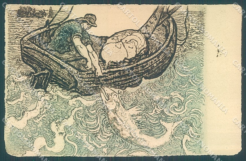 Artist Signed Viennoise M.M. Vienne postcard HR3091 – fronte