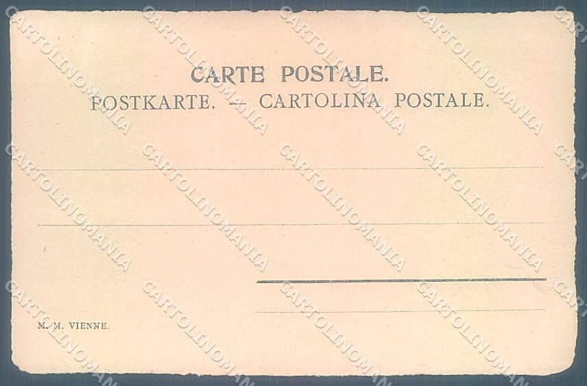 Artist Signed Viennoise M.M. Vienne postcard HR3091 – retro