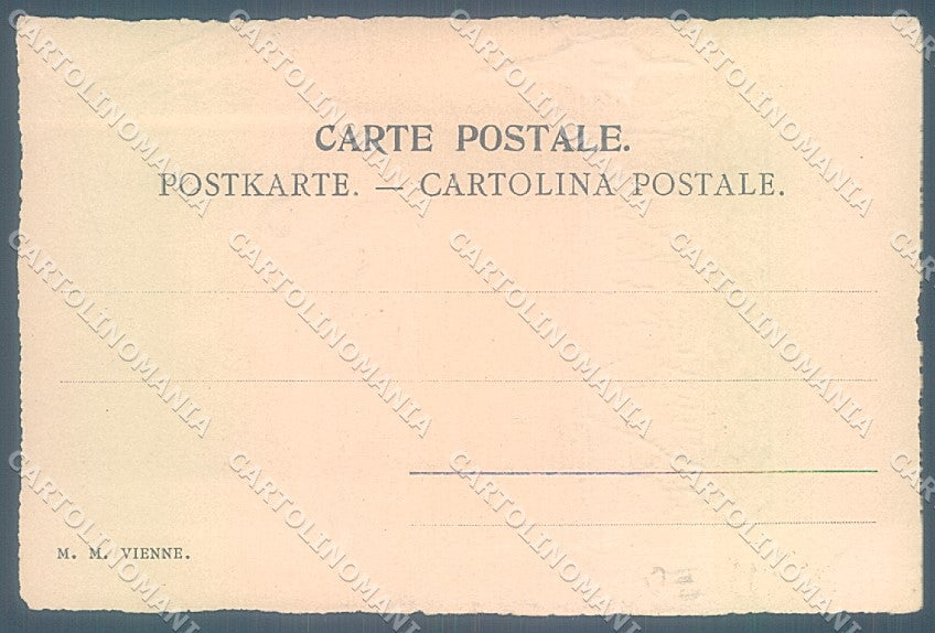 Artist Signed Viennoise M.M. Vienne postcard HR3092 – retro
