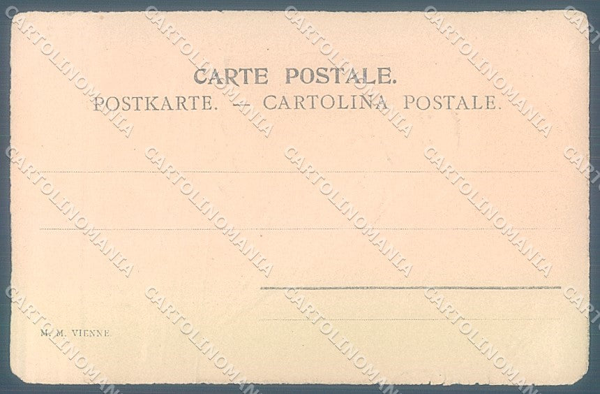 Artist Signed Viennoise M.M. Vienne postcard HR3093 – retro